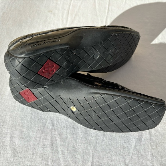 Donald J Pliner Loafers Woman Size 7 Driven I20 Black Patent Leather Flats - Picture 4 of 12